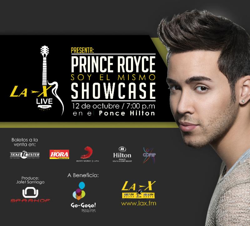 La X Live Concert Series presenta a PRINCE ROYCE