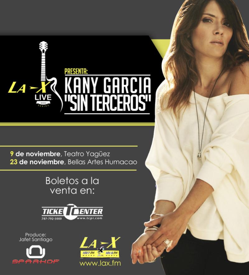 Kany García se une a La X Live Concert Series en noviembre