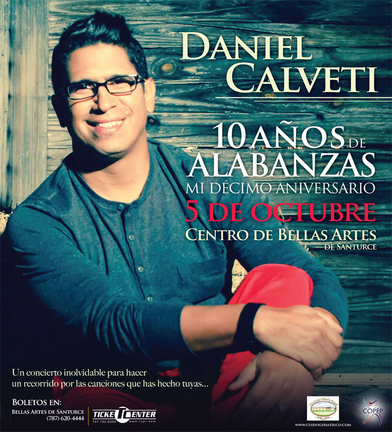 Daniel  Calveti celebrará en concierto sus 10 años en la música