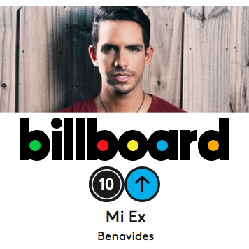 BENAVIDES se apodera de las primeras posiciones de Billboard