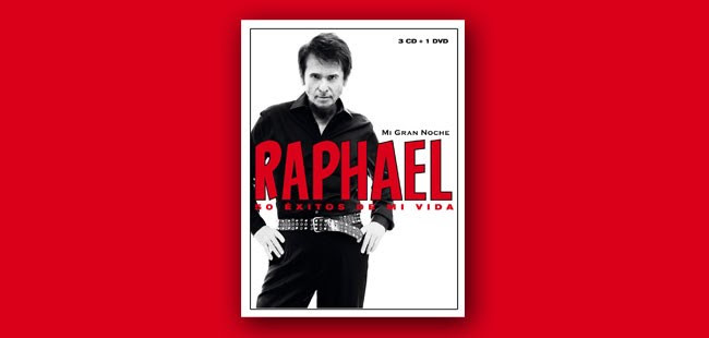El próximo lunes 16 de diciembre Raphael publica ‘Mi gran noche. 50 éxitos de mi vida’