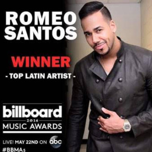 Romeo Santos – Obtiene el “Top Latin Artist” en los Billboard Music Awards