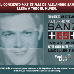 El concierto Más es Más de Alejandro Sanz llega a todo el mundo