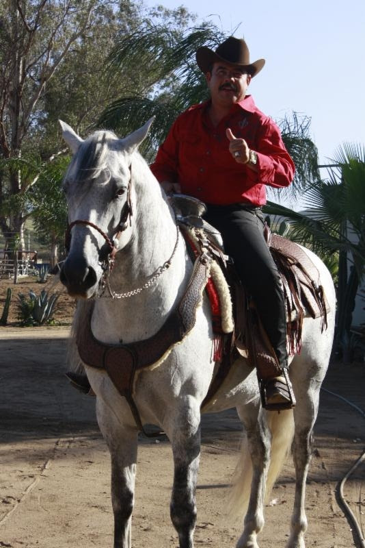 !Luis Mora, el Compa de Nayarit celebra el 4 de julio, a caballo!