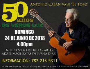 50 Años de Verde Luz – Antonio Cabán Vale “El Topo”