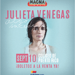 Julieta Venegas regresa a Puerto Rico
