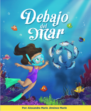 Niña puertorriqueña presenta cuento “Debajo del mar”